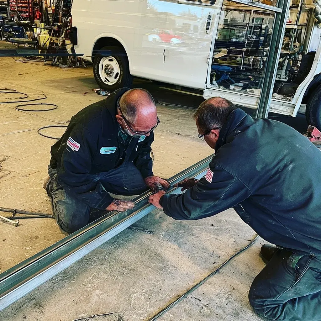 Residential garage door repair in Fishers, IN